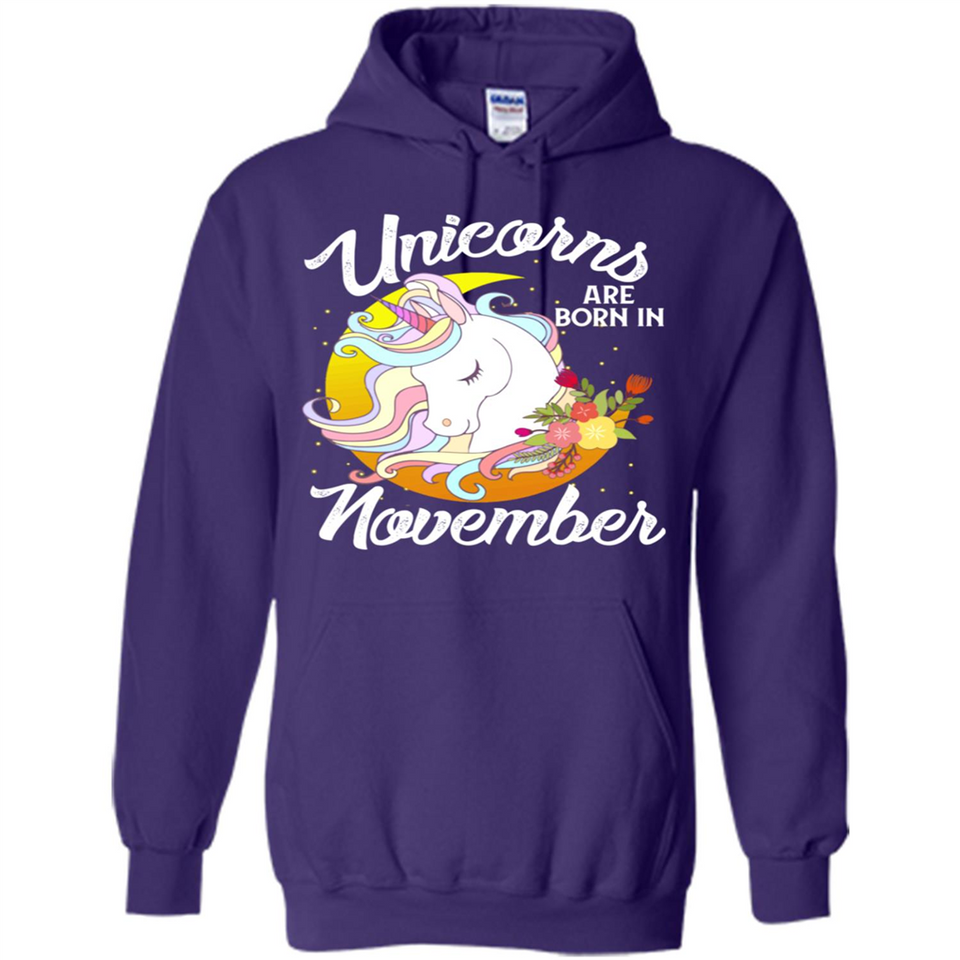 Unicorns Are Born In November Magical Rainbow