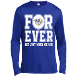 Nashville Predators Forever For ever not just when we win - Canvas Long Sleeve T-Shirt