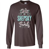 Shepsky Shirt Family Dog