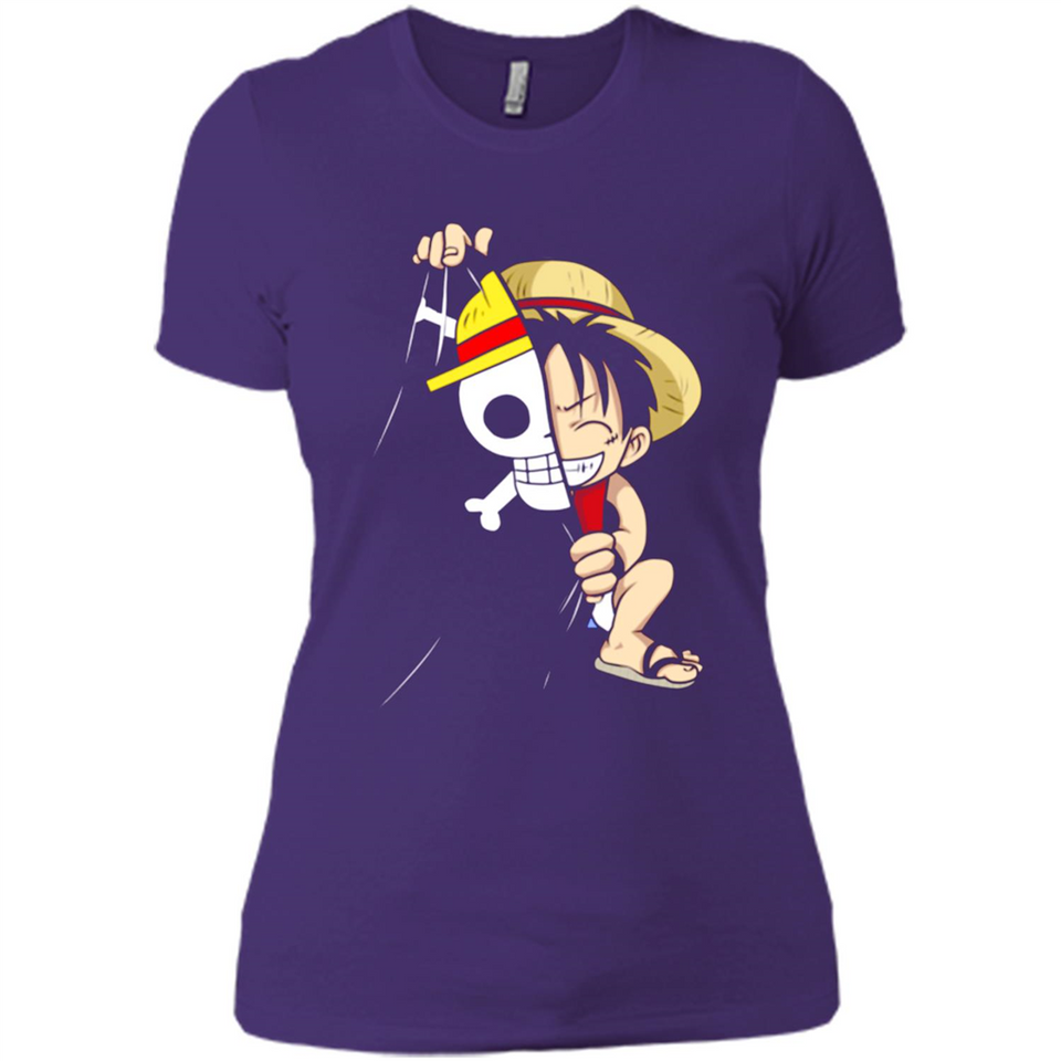 Luffy Flag One Piece - Ladies' Boyfriend T-Shirt