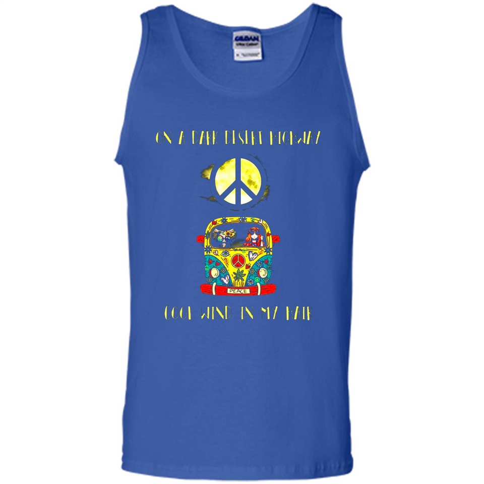 Peace-On A Dark Desert Highway Cool Wind In My Hair Shirt PINGPONG - Tank Top