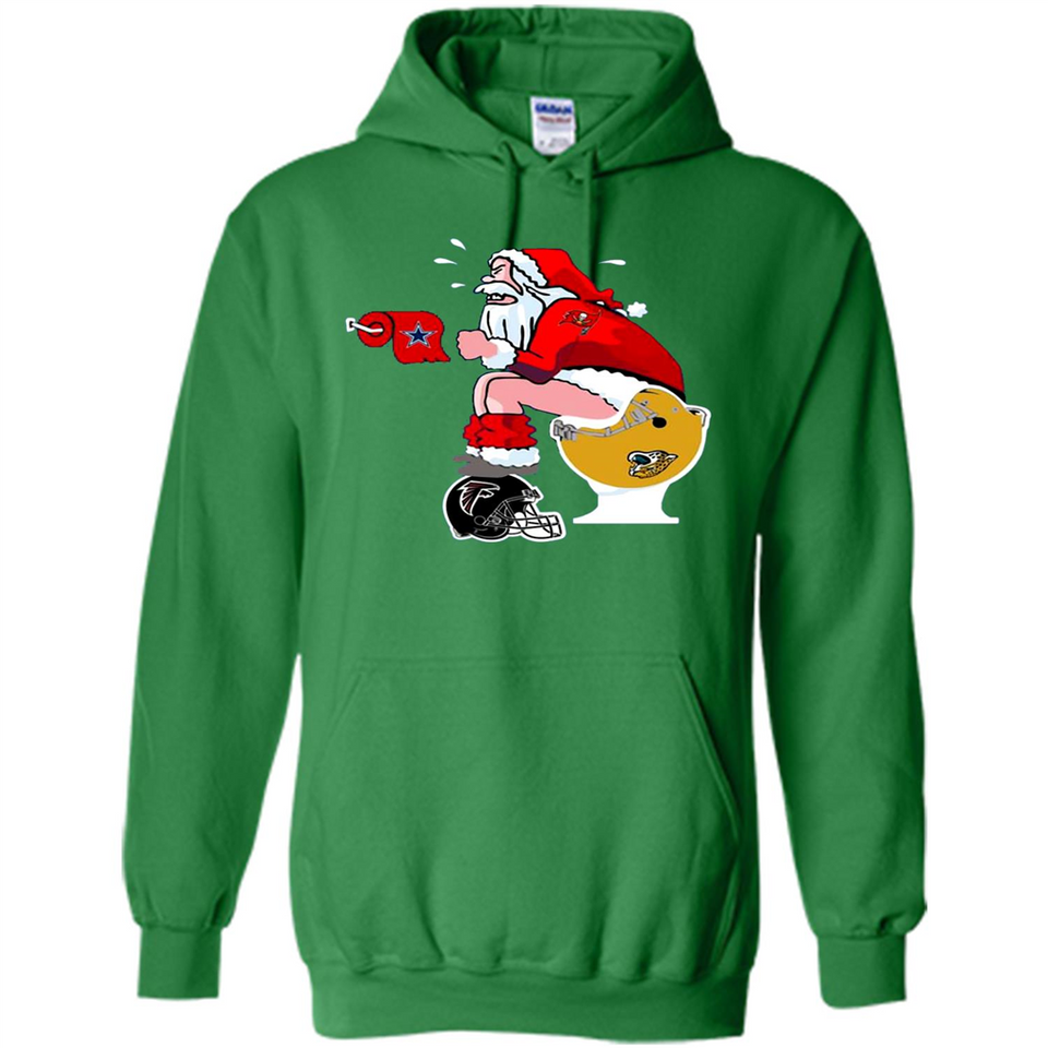 Tampa Bay Buccaneers Santa Claus Toilet