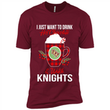 I Just Want To Drink Hot Chocolate & Watch UCF Knights Ugly Christmas Sweater PINGPONG