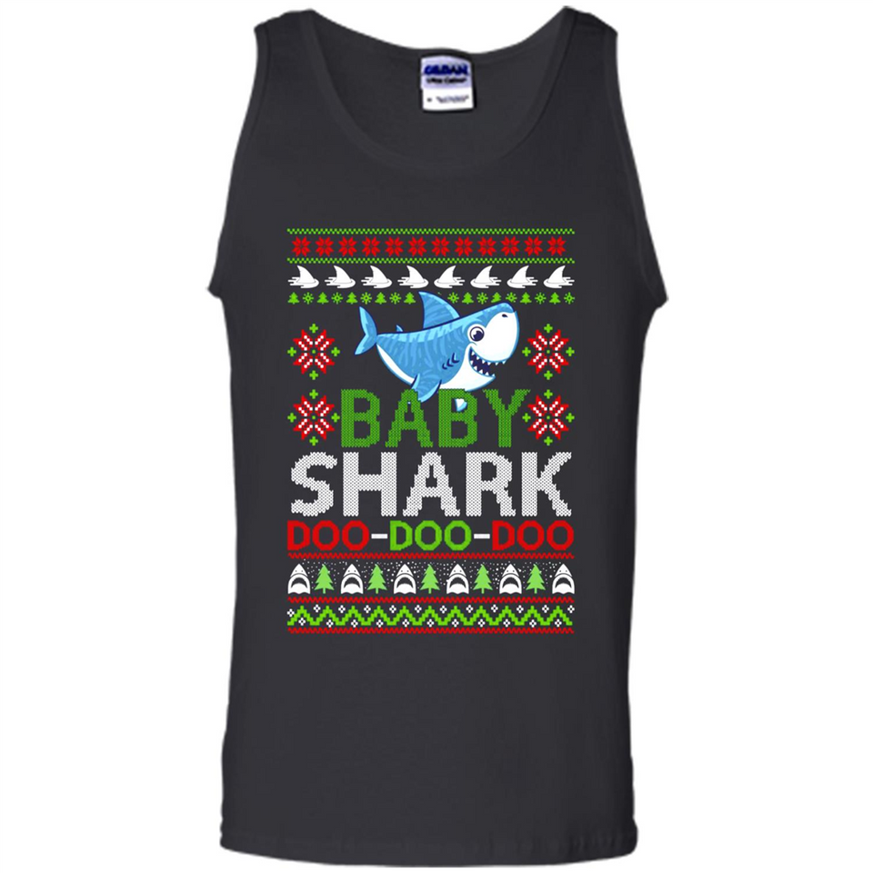 Baby shark Doo Doo Doo Christmas - Tank Top