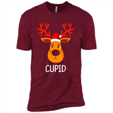 Cupid Santa Claus Funny Xmas Holiday T-Shirt - Premium Short Sleeve T-Shirt