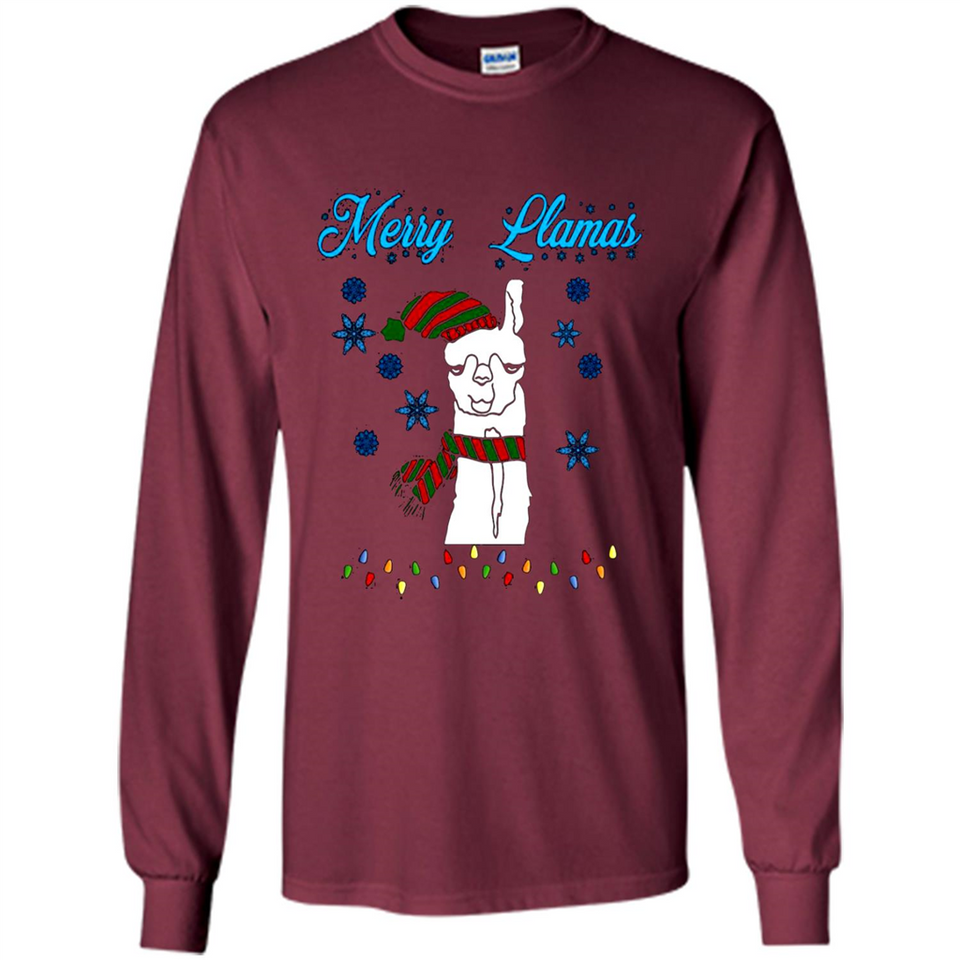 Merry Llama Christmas sweater PINGPONG