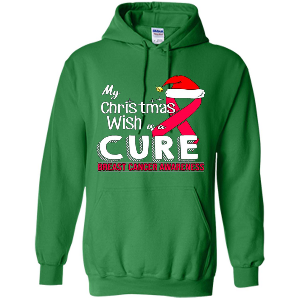 My Christmas Wish Is A Cure Breast Cancer Awareness sweater PINGPONG