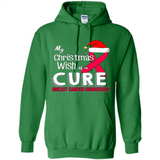 My Christmas Wish Is A Cure Breast Cancer Awareness sweater PINGPONG