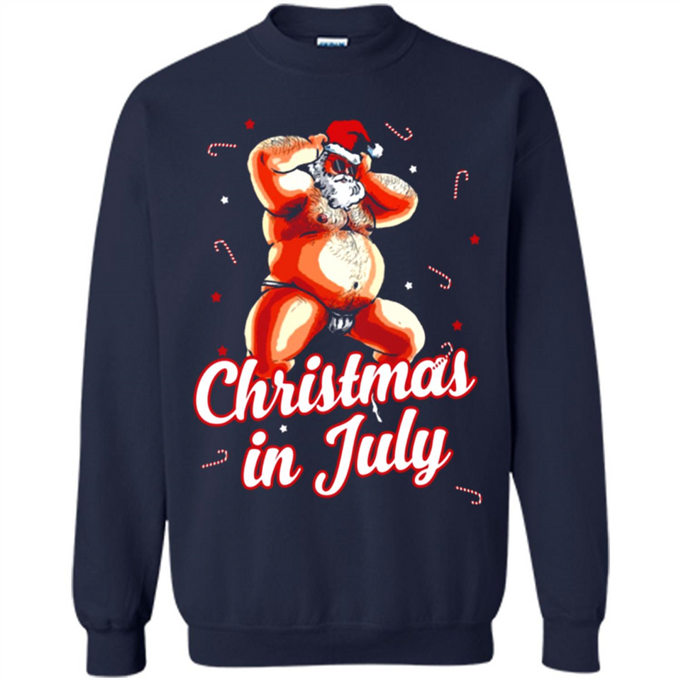 Christmas In July - Funny Dancing Santa - Sweatshirt