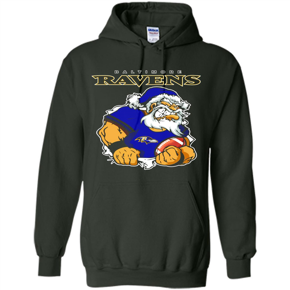 Grumpy Santa Claus Baltimore Ravens Football Team PINGPONG
