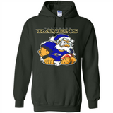 Grumpy Santa Claus Baltimore Ravens Football Team PINGPONG