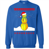 Basketball Santa Funny Christmas - Sweatshirt