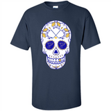 St. Louis Blues Hockey Sugar Skull Day of the Dead