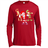 Dabbing Santa - Canvas Long Sleeve T-Shirt