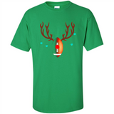 Football Christmas Shirt Reindeer Christmas Football Funny - Shirt