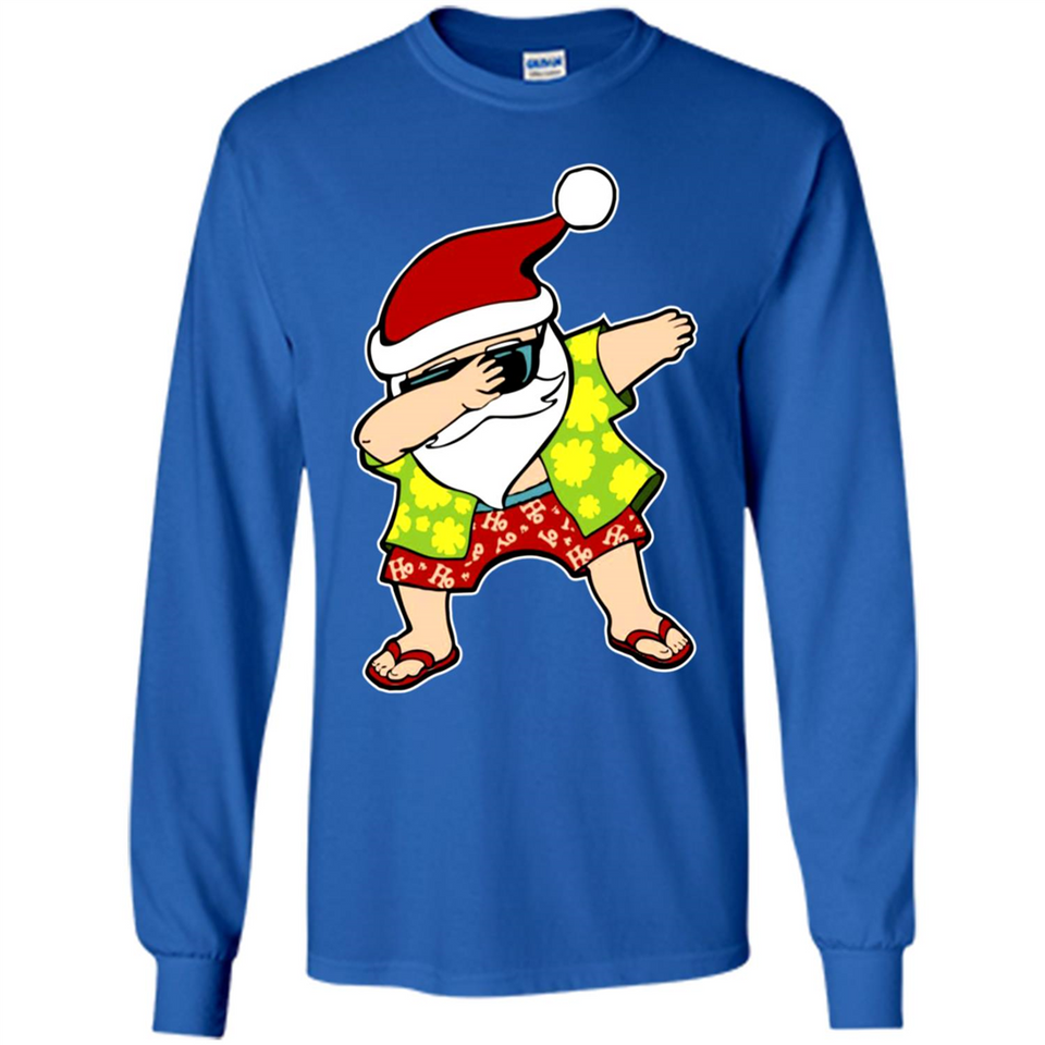 Dabbing Santa Christmas In July 1 - Long Sleeve T-Shirt