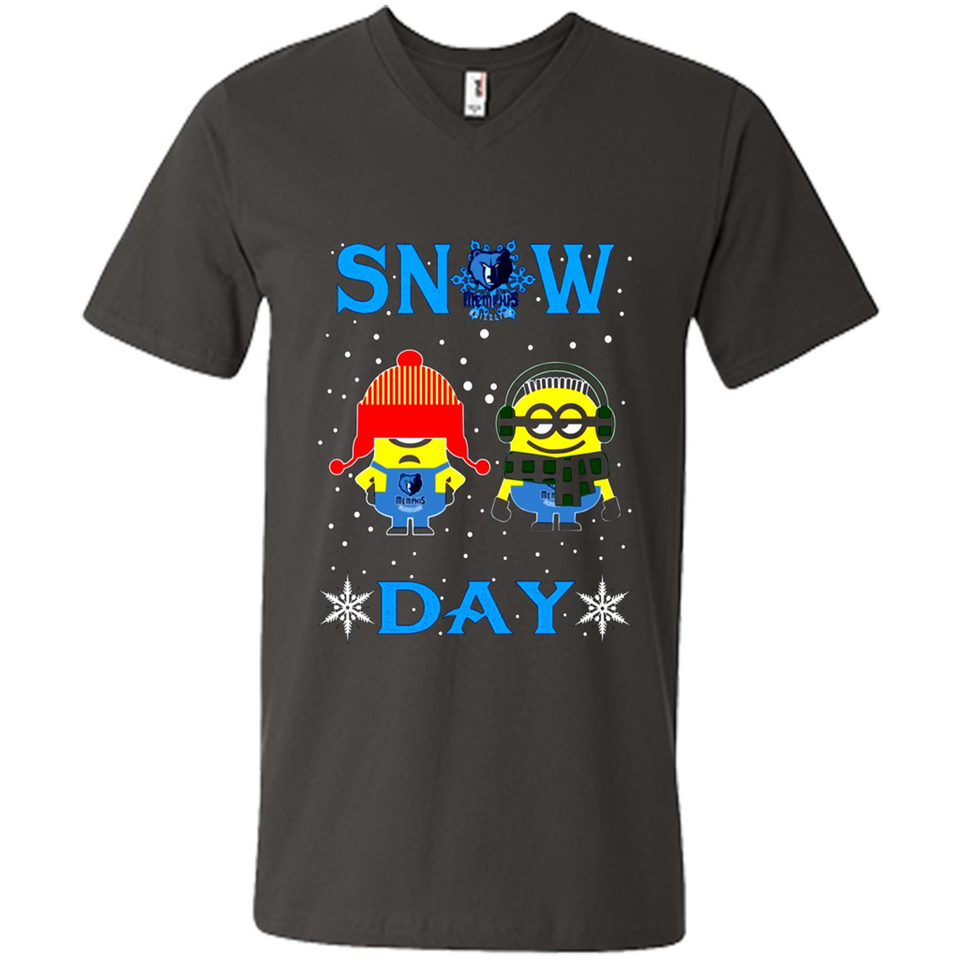 Snow Day Shirt For Memphis Grizzlies Vs Minion Fans pingpong