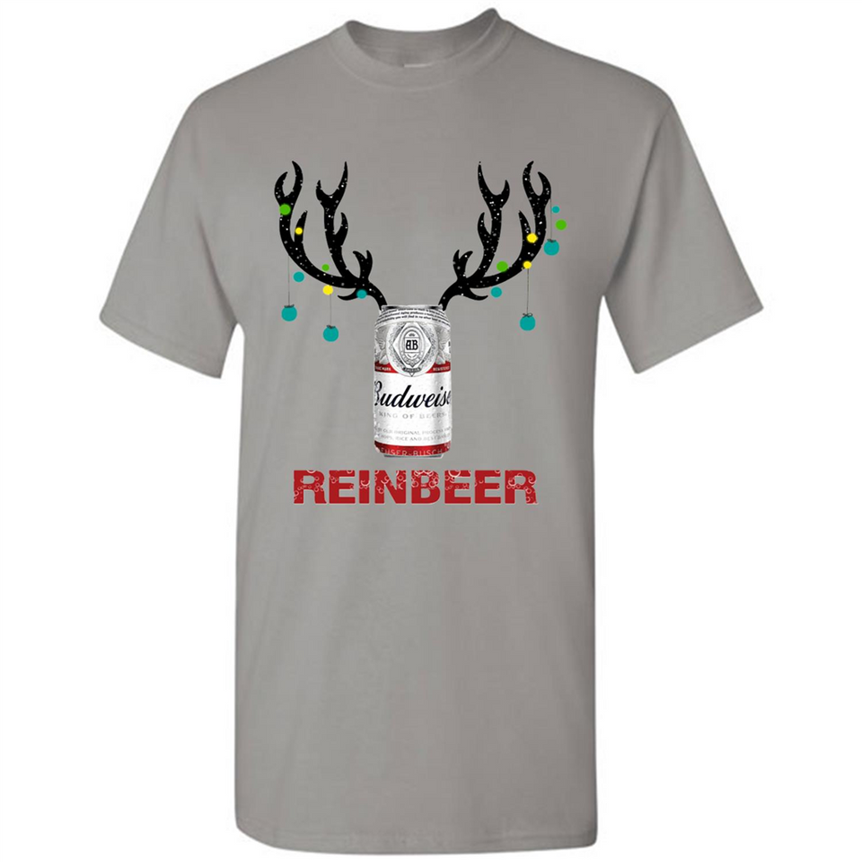 Budweiser Reinbeer Funny Beer Reindeer Christmas Sweatshirt - Shirt