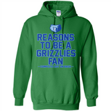 Reasons to be a Memphis Grizzlies Fan Complete List on Back - Hoodie