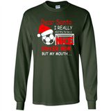 Dear Santa I Really Did Try To Be A Nice Soccer Mom Sweatshirt - Long Sleeve T-Shirt