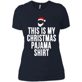 This is my pajama Tshirt Christmas - Ladies' Boyfriend T-Shirt