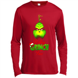 Resting Grinch Face Shirt PINGPONG - Canvas Long Sleeve T-Shirt