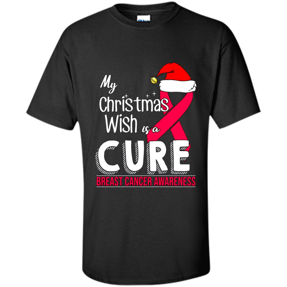 My Christmas Wish Is A Cure Breast Cancer Awareness sweater PINGPONG