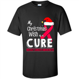 My Christmas Wish Is A Cure Breast Cancer Awareness sweater PINGPONG