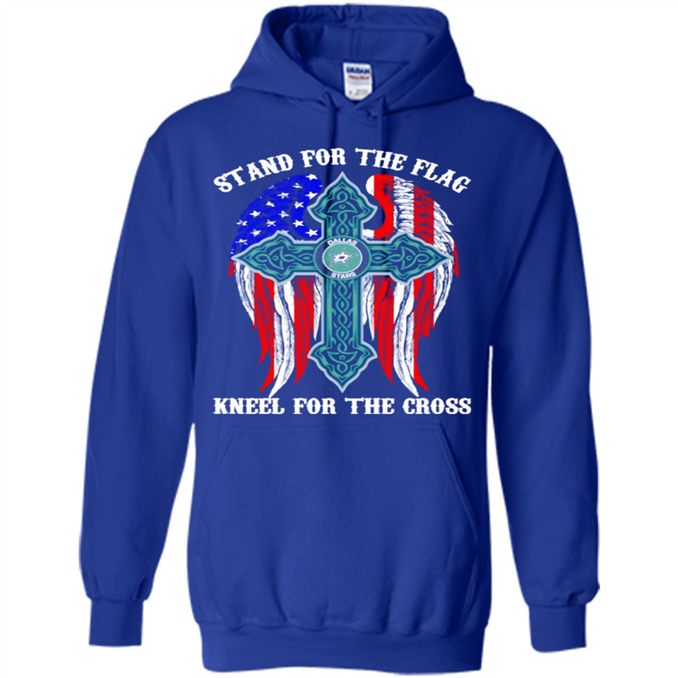 Dallas Stars - stand for the flag kneel for the cross