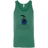 Mary Poppins Clipart You Can Just Supercalifuckilistic Kissmyassadocious MERCHCUTE - Canvas Unisex Tank