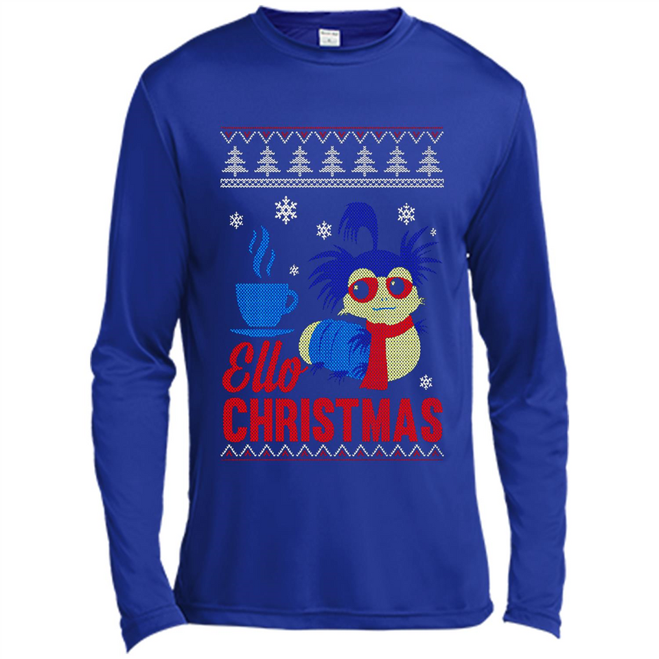 Christmas Ugly Sweater Ello Christmas - Canvas Long Sleeve T-Shirt