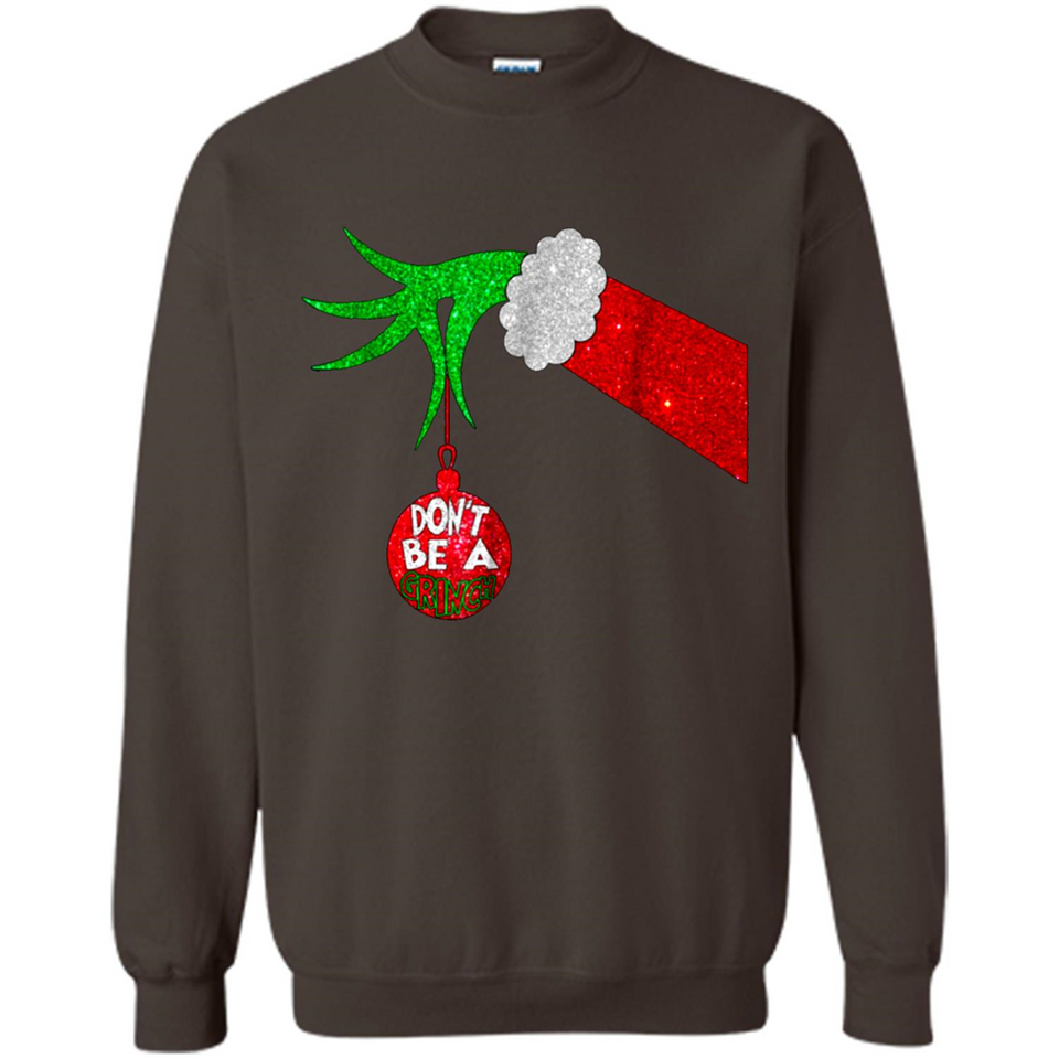 GRINCH HAND HOLDING CHRISTMAS ORNAMENT - DON'T BE A GRINCH PINGPONG