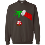 GRINCH HAND HOLDING CHRISTMAS ORNAMENT - DON'T BE A GRINCH PINGPONG