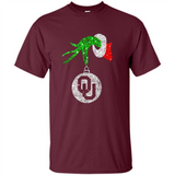 Amazing tee Oklahoma Sooners Glitter Grinch Monogram Ornament Christmas Gift - Shirt