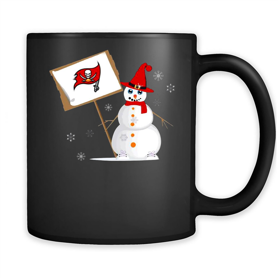 Tampa Bay Buccaneers Snowman Funny
