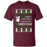Merry Christmas You Filthy Whovian ugly sweater PINGPONG