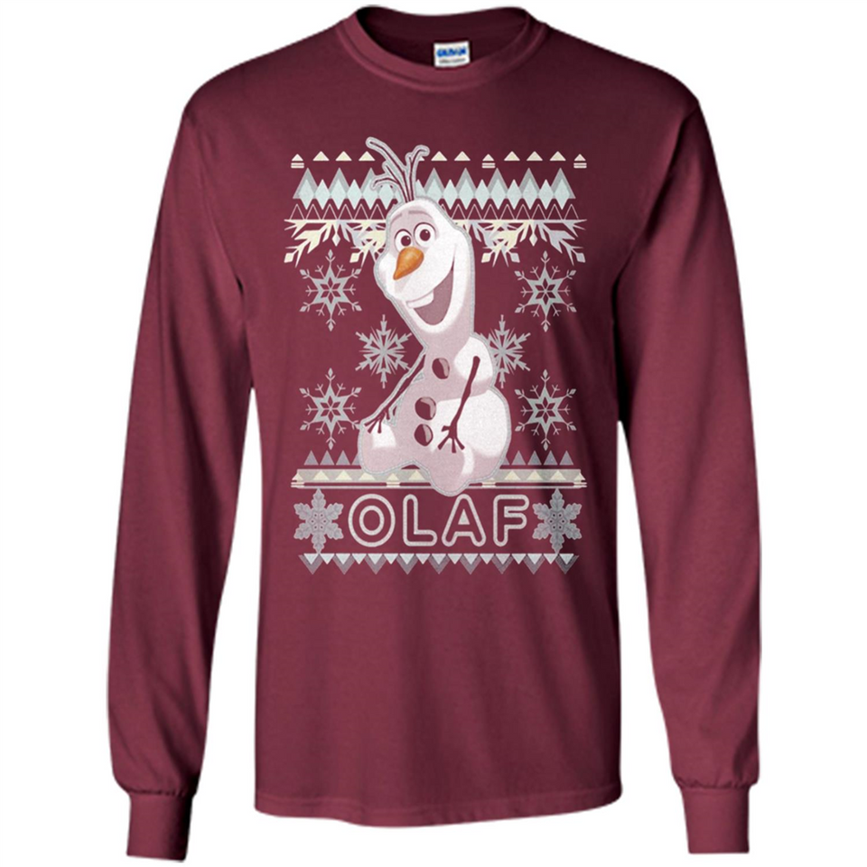 Olaf frozen ugly christmas sweater - Long Sleeve T-Shirt
