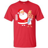 Eggnog Santa And Jesus Christmas