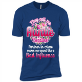 They Call Me Auntie Flower - Premium Short Sleeve T-Shirt
