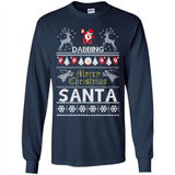 Dabbing Santa Ugly Christmas - Long Sleeve T-Shirt
