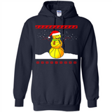 Basketball Santa Funny Christmas - Hoodie