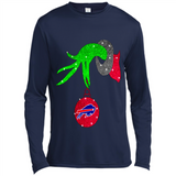 GRINCH HAND HOLDING BUFFALO BILLS GLITTER CHRISTMAS PINGPONG
