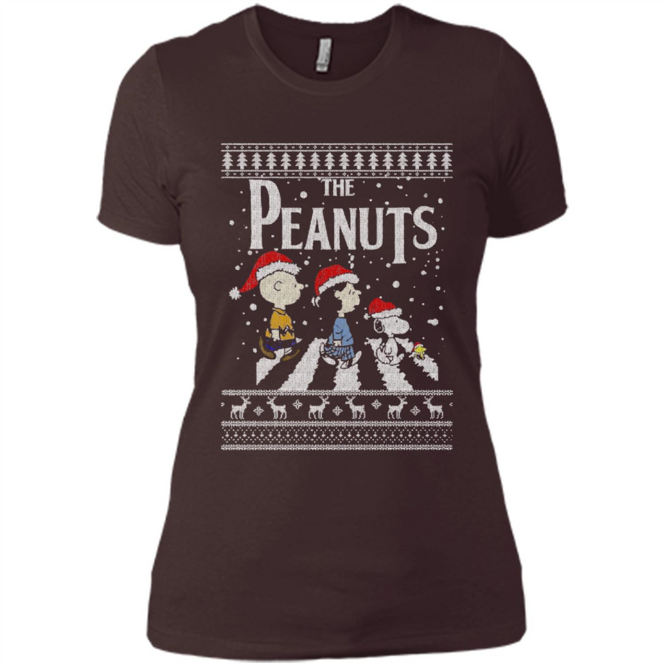 Snoopy Peanuts Ugly Christmas - Ladies' Boyfriend T-Shirt