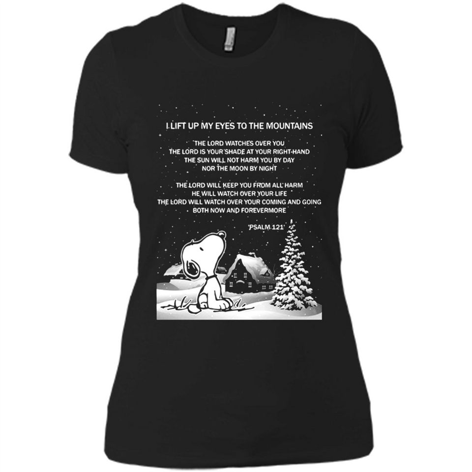 Snoopy Ugly Christmas - Ladies' Boyfriend T-Shirt