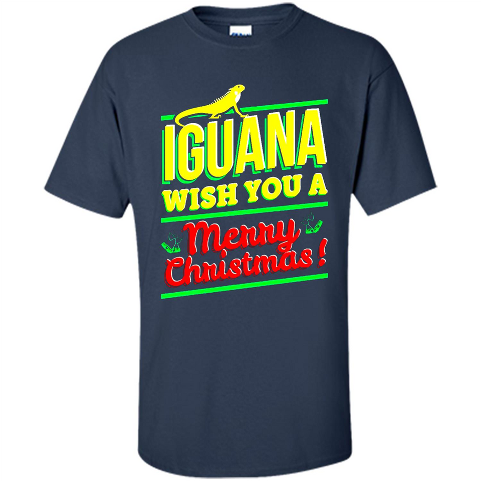 Iguana Wish You A Merry Christmas Animal - Shirt