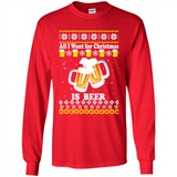 All I want for Christmas is Beer Sweater PINGPONG