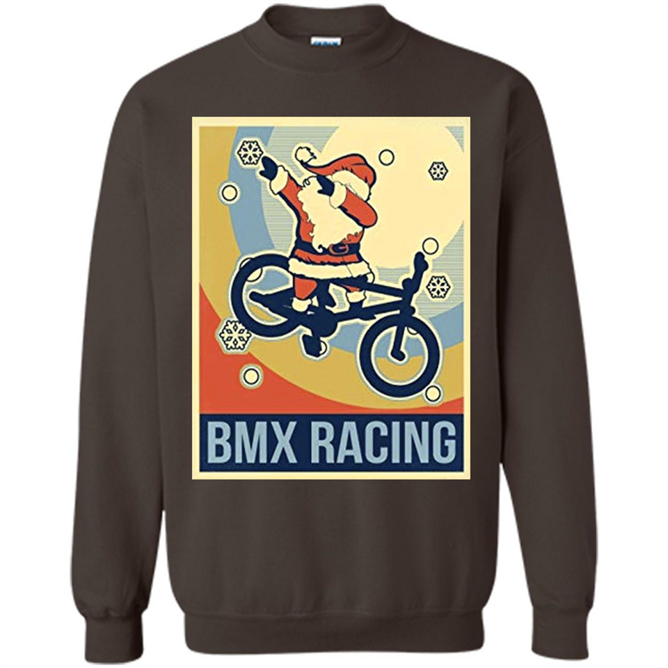 bmx racing dabbing Santa Christmas