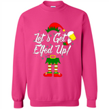 Let's Get Elfed Up Drinking Beer Christmas PINGPONG