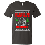 All I Want For Christmas Is HarambeT Rex Attack Reindeer ugly sweater PINGPONG