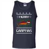 Santa Claus Carpmas Merry Carpmas Christmas Sweater PINGPONG - Tank Top